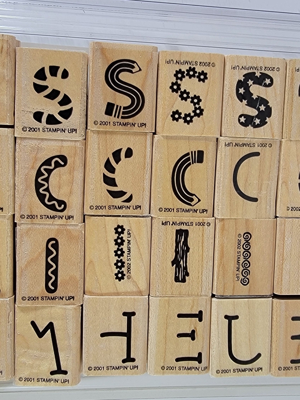 Two Step Stampin' Up Alpha Builders